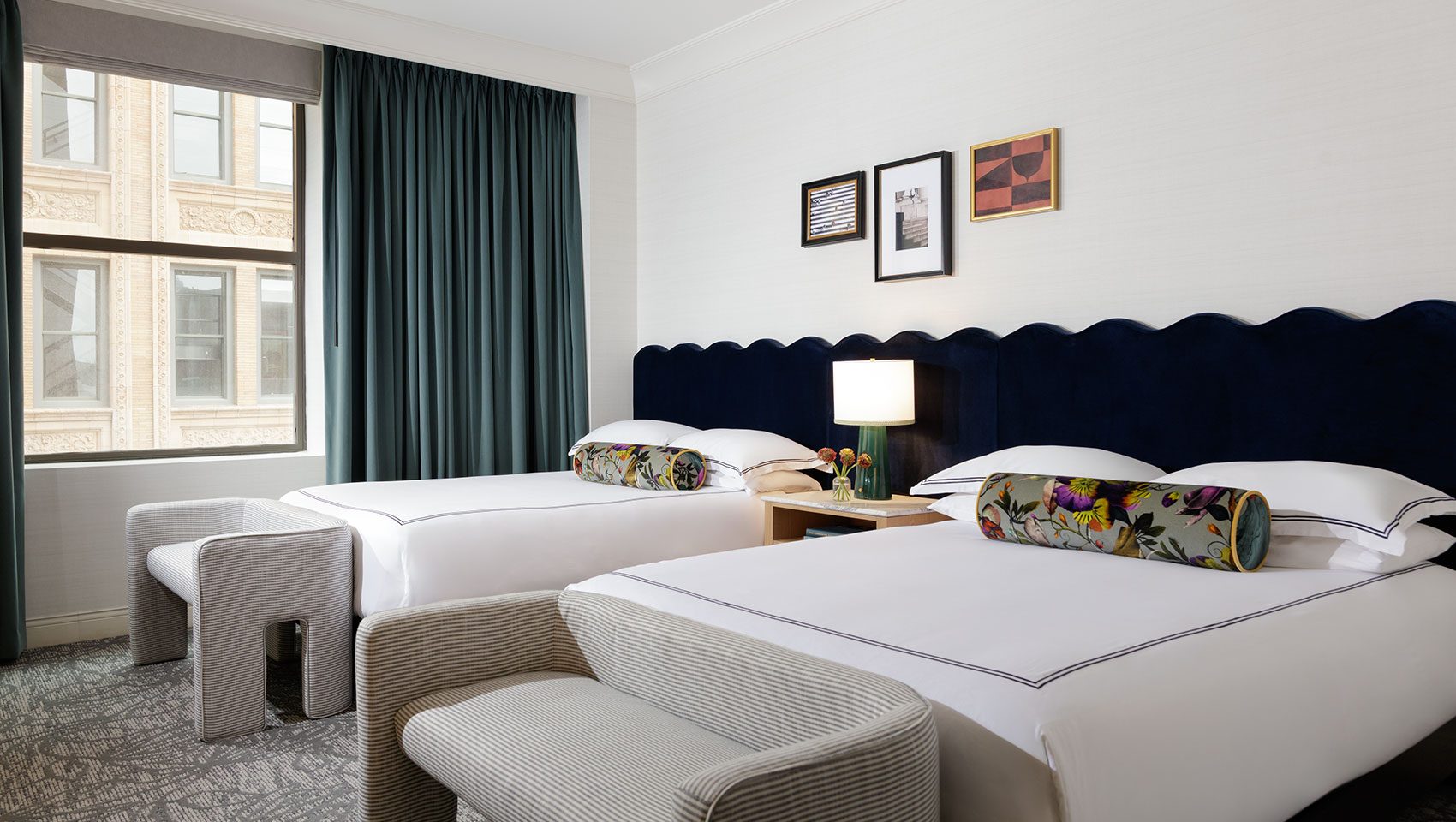 Renovated Monaco Philadelphia Double Queen guestroom