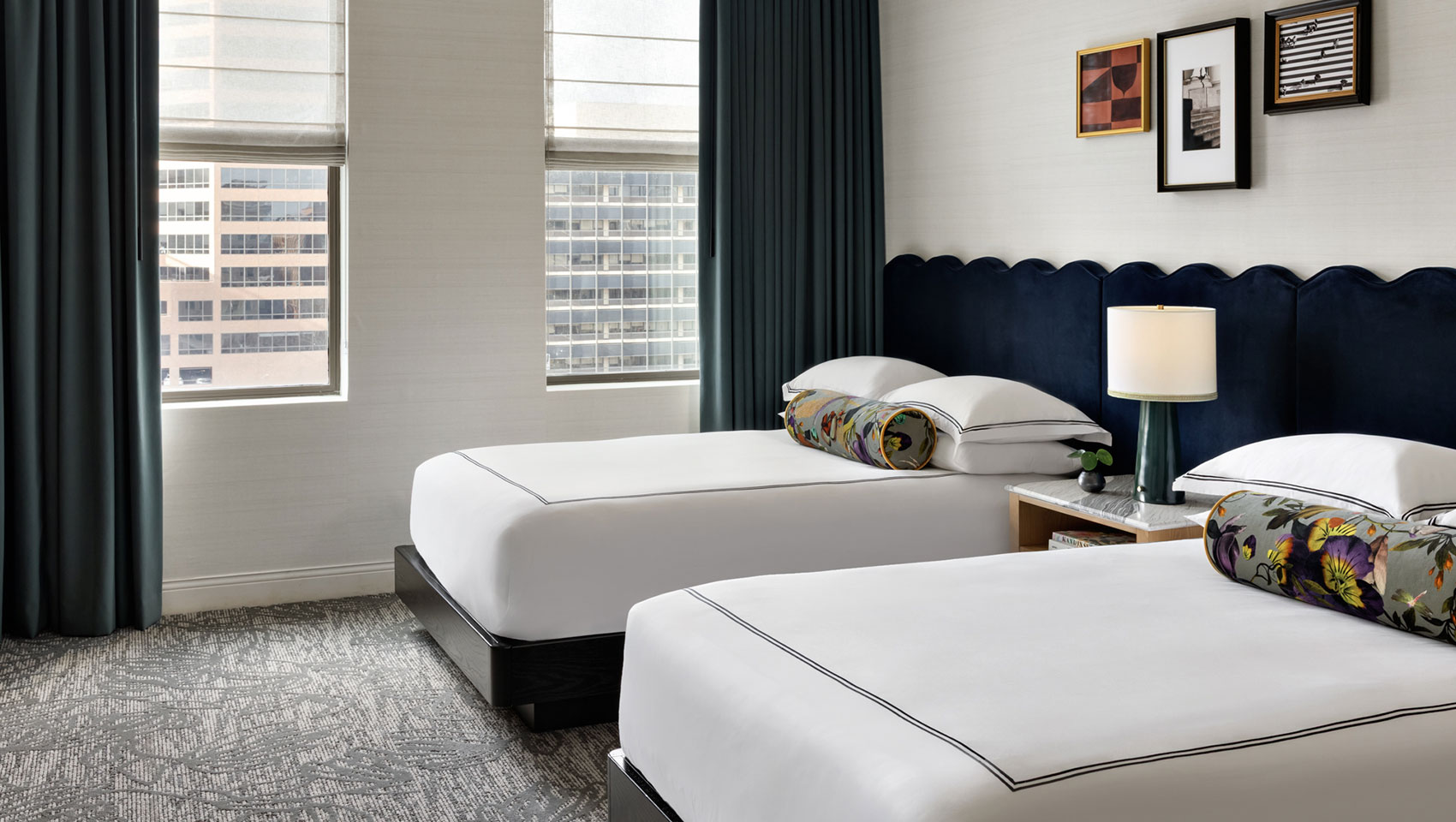 Renovated Monaco Philadelphia Parkview Double Queen guestroom