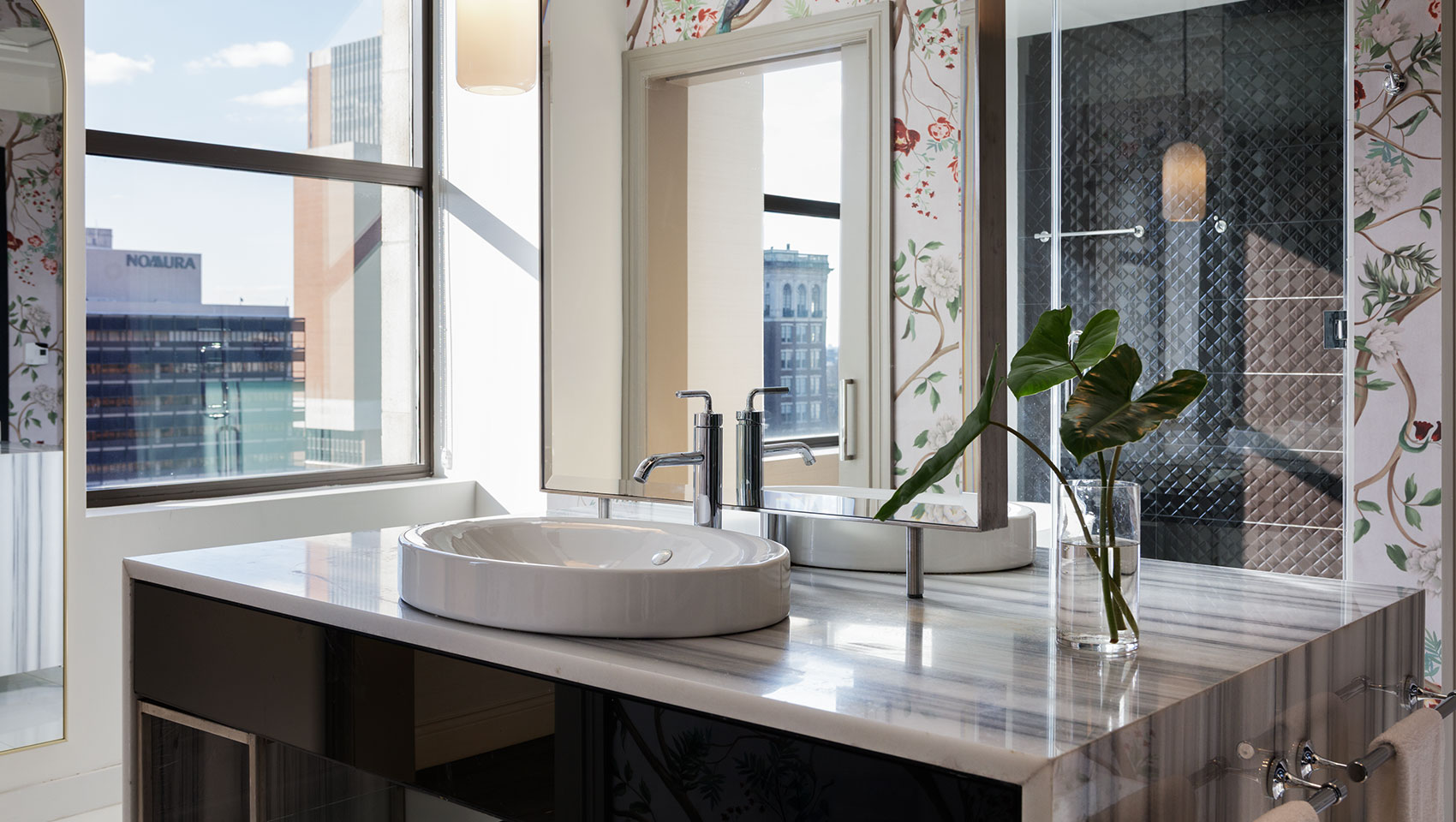 Bathroom Sink in presidential suite at Kimpton Hotel Monaco Philadelphia