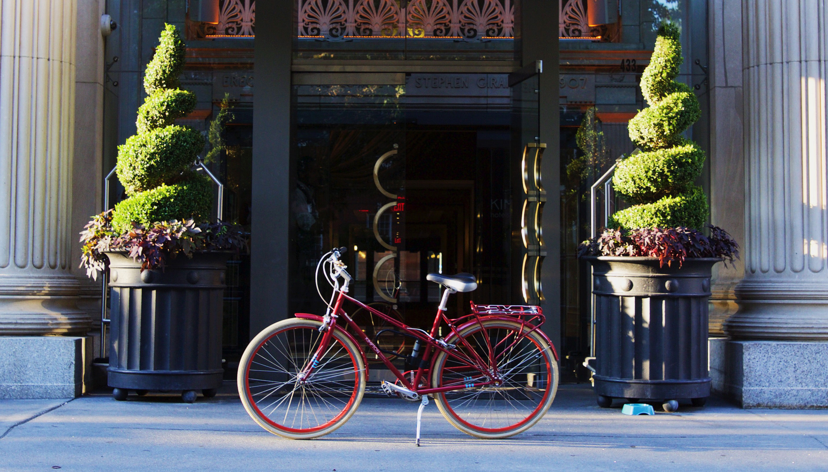 PUBLIC bike in front of Monaco Philly