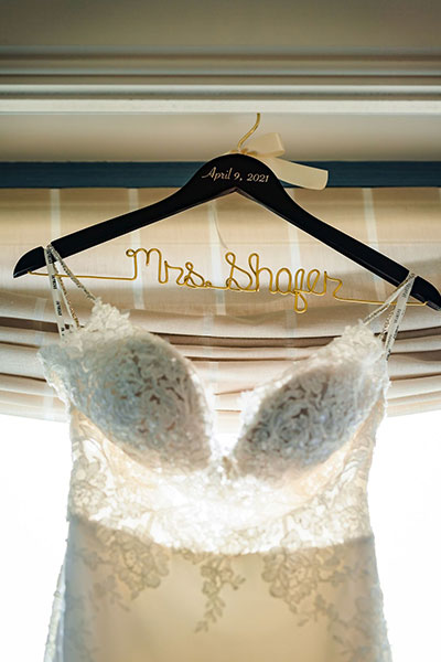 Wedding Dress with Hanger