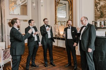 Groom and groomsmen