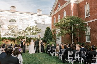 Ceremony at Thomas Jefferson Garden
