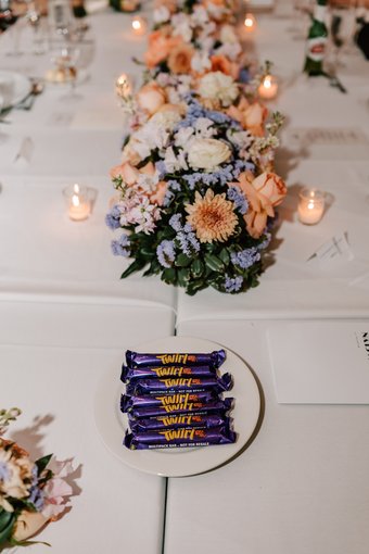 British treats at the reception