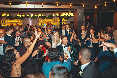 Dancing at the reception