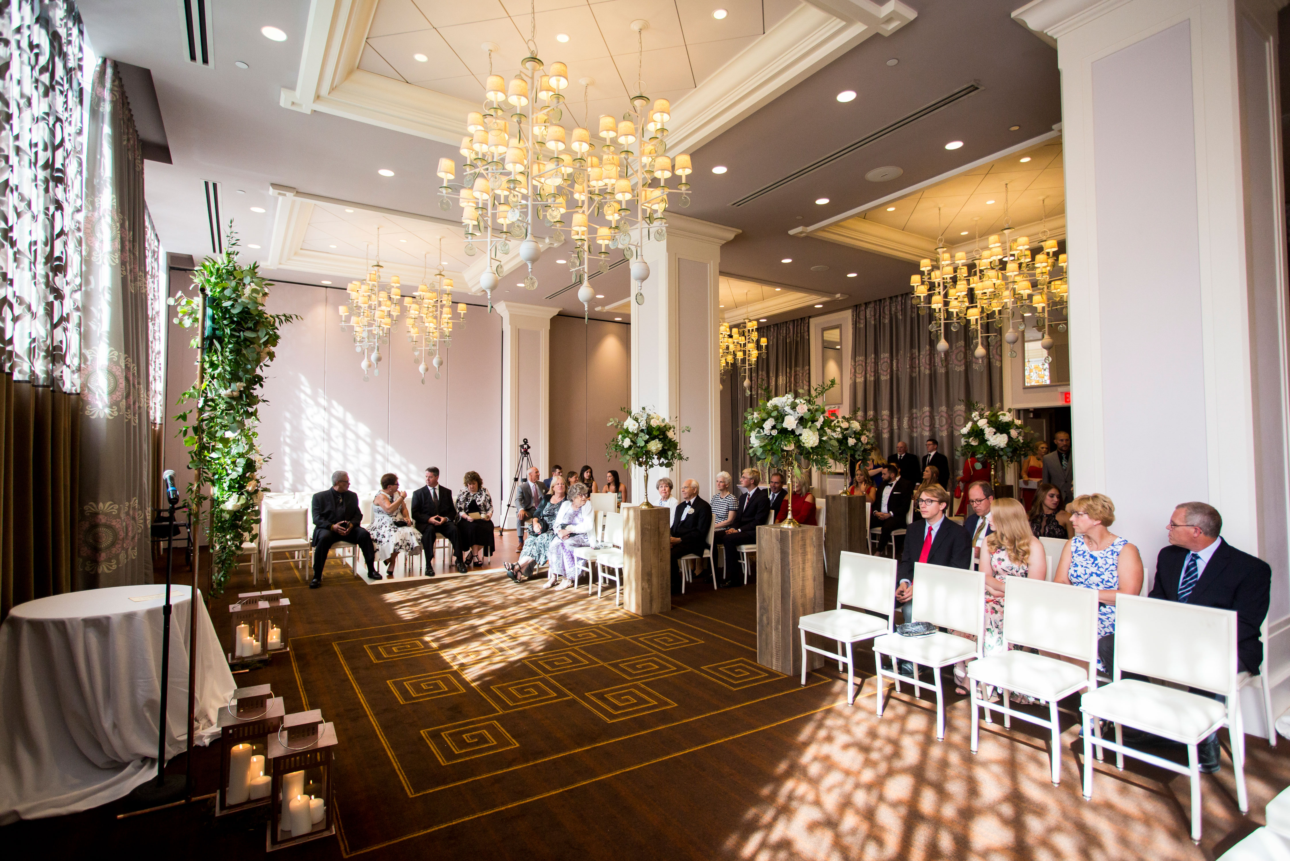 Lafayette Ballroom with guests