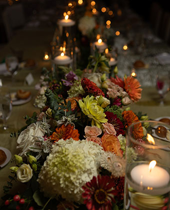 Leah and Rob Table Décor