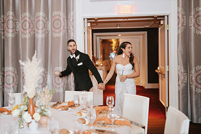 Newlyweds reception set-up reveal