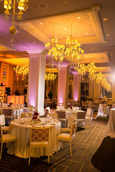 Kimpton Hotel Monaco Philadelphia ballroom set up