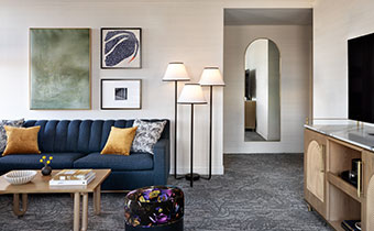 Renovated Suite Living Room