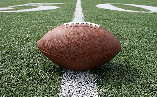 football on the field